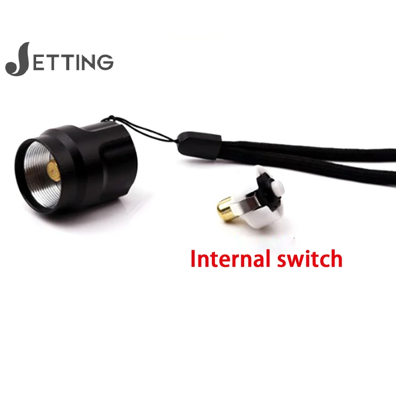 High Quality C8 Q5 Black Flashlight Switch Assembly Tail Accessories Torch Tail Switch Set DIY Accessories