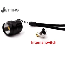High Quality C8 Q5 Black Flashlight Switch Assembly Tail Accessories Torch Tail Switch Set DIY Accessories