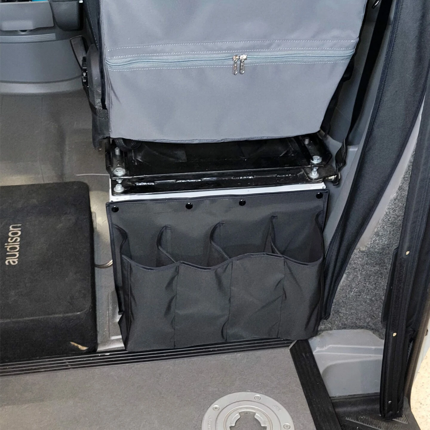 

Caravan Camper Van Shoe Storage 10-inch 4 Pockets Solution Motorhome Shoe Storage Bag Multi-Pocket RV Wall Mount 4 Pocket Bag