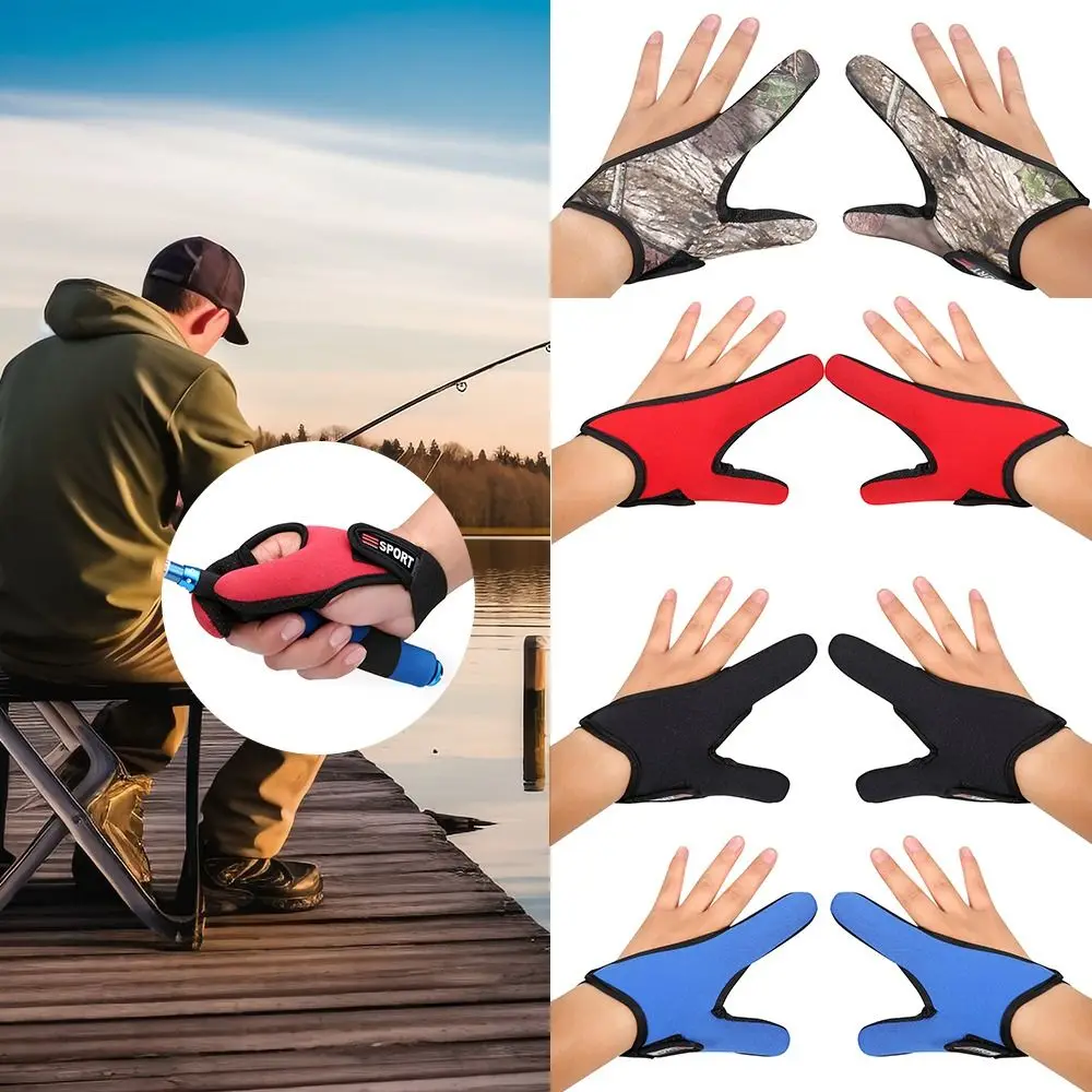 Fish Equipment Spring Summer Fishing Gloves Anti-Slip Anti-Cut Sunscreen Gloves Wear Resistant Mittens Men Women Gloves