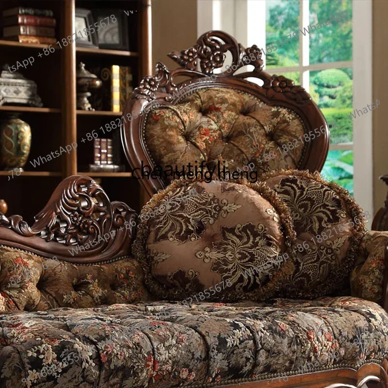 

Y183FC American carved concubine chair European high-end fully equipped leisure chair luxury recliner quality nap beauty couch