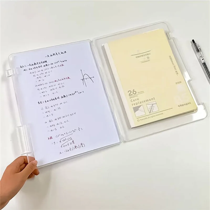 A4/A5 Papier Datei Lagerung Box Transparent Tragbare Ordner Dokument Fall Vertrag Test Papier Desktop Sortierung Box Büro Liefert