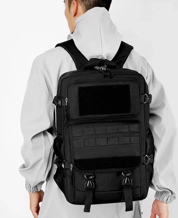 40L wasserdichter taktischer Rucksack, multifunktional, langlebig, große Kapazität, Outdoor-Reisetasche, Wandertasche, Jagdtasche, Herren-Umhängetasche – Detail 7