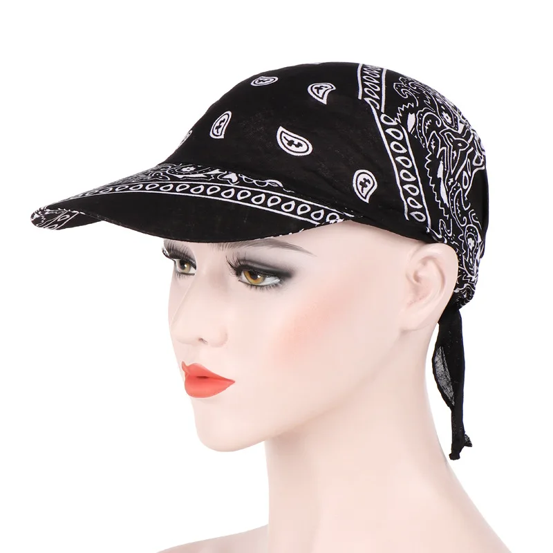 Fashion Print Inner Hijab Caps Muslim Women Turban Cap Islamic Underscarf Bonnet Hat Female Headband Turbante Baseball Cap