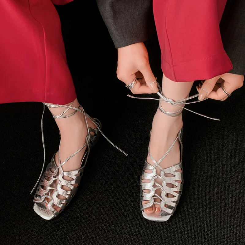 

Buttery Soft Gladiator Sandals: Handmade Flat Shoes with Timeless Style