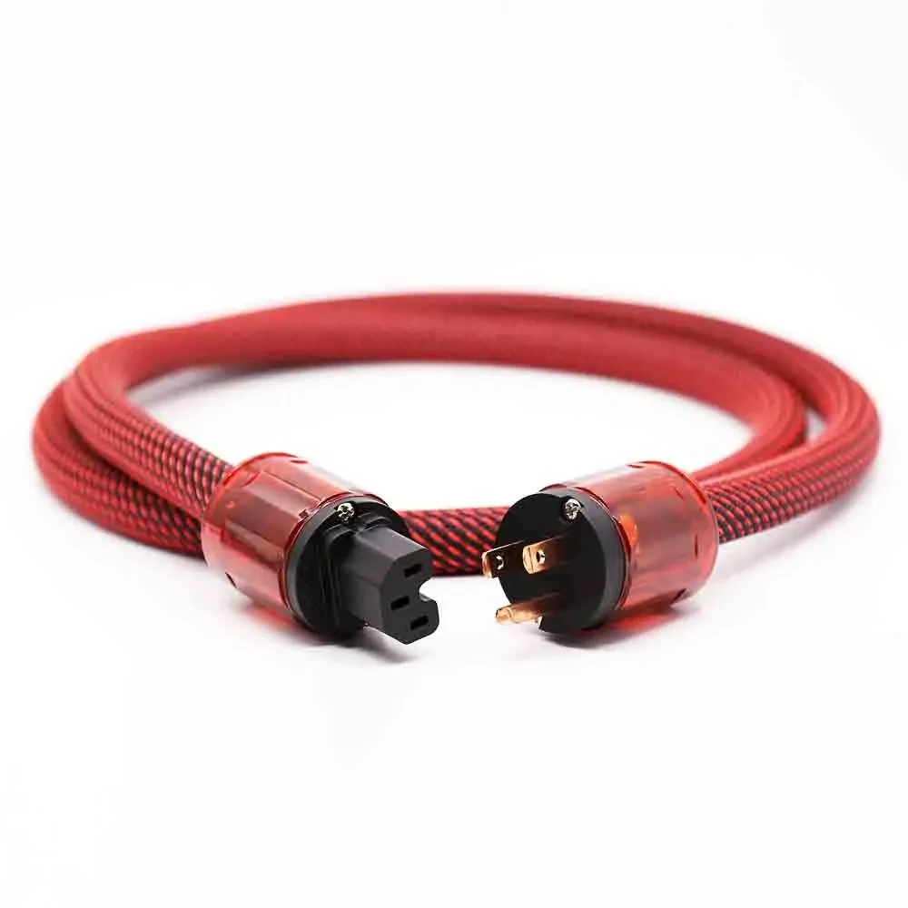 

Audiocrast Hi End 5N OFC Чистая медь Hi-Fi Аудио США Шнур питания Hi-Fi Кабель питания переменного тока