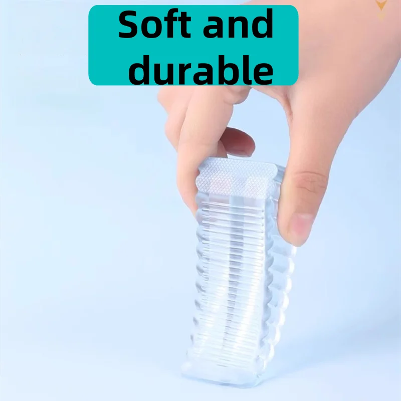 4 قطع سدادة باب شفافة، سدادة باب مضادة للتصادمات مناسبة لغرفة المعيشة وغرفة النوم ومكتب حمام الفندق. #5