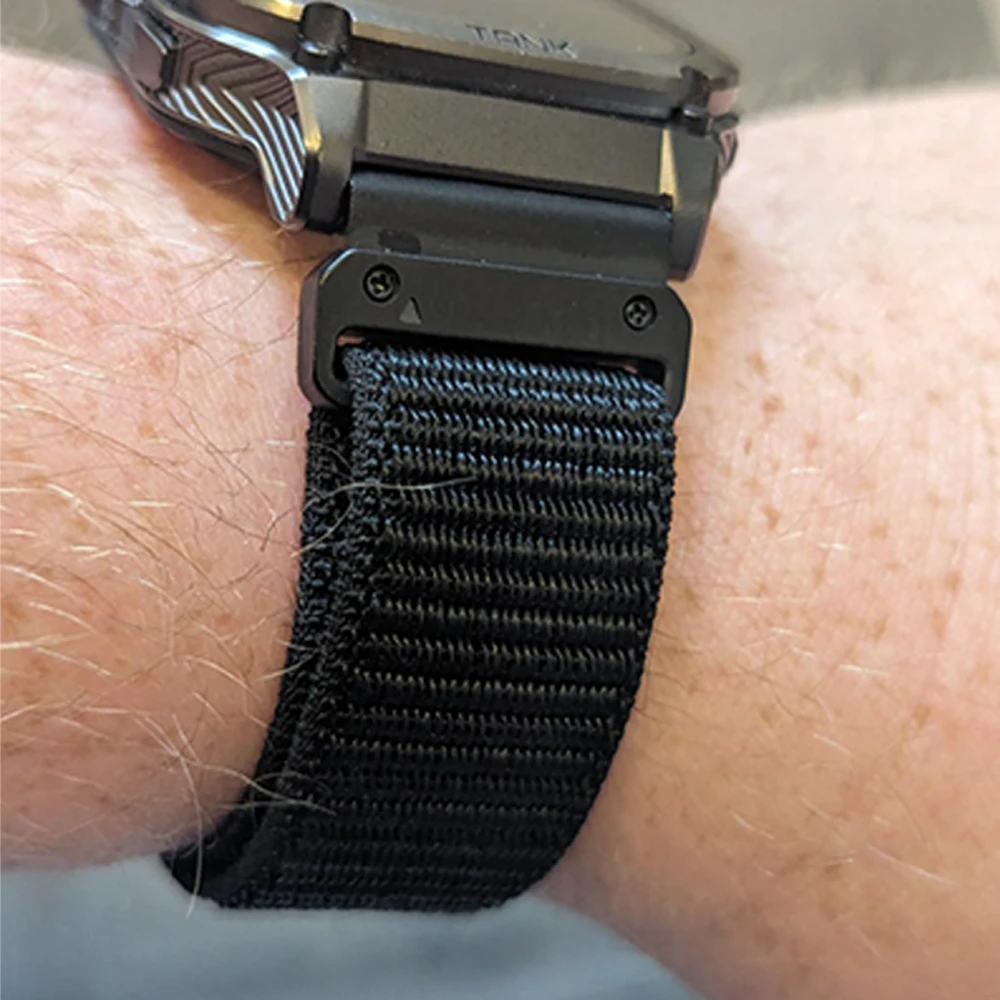 26 mm 22 mm QuickFit-Uhrenarmband für Garmin Fenix 8 8Pro 7 7X 6 6X 5X/Forerunner 970 965/Enduro 3/Instinct 3 2X Sports Nylonarmband – Detail 15