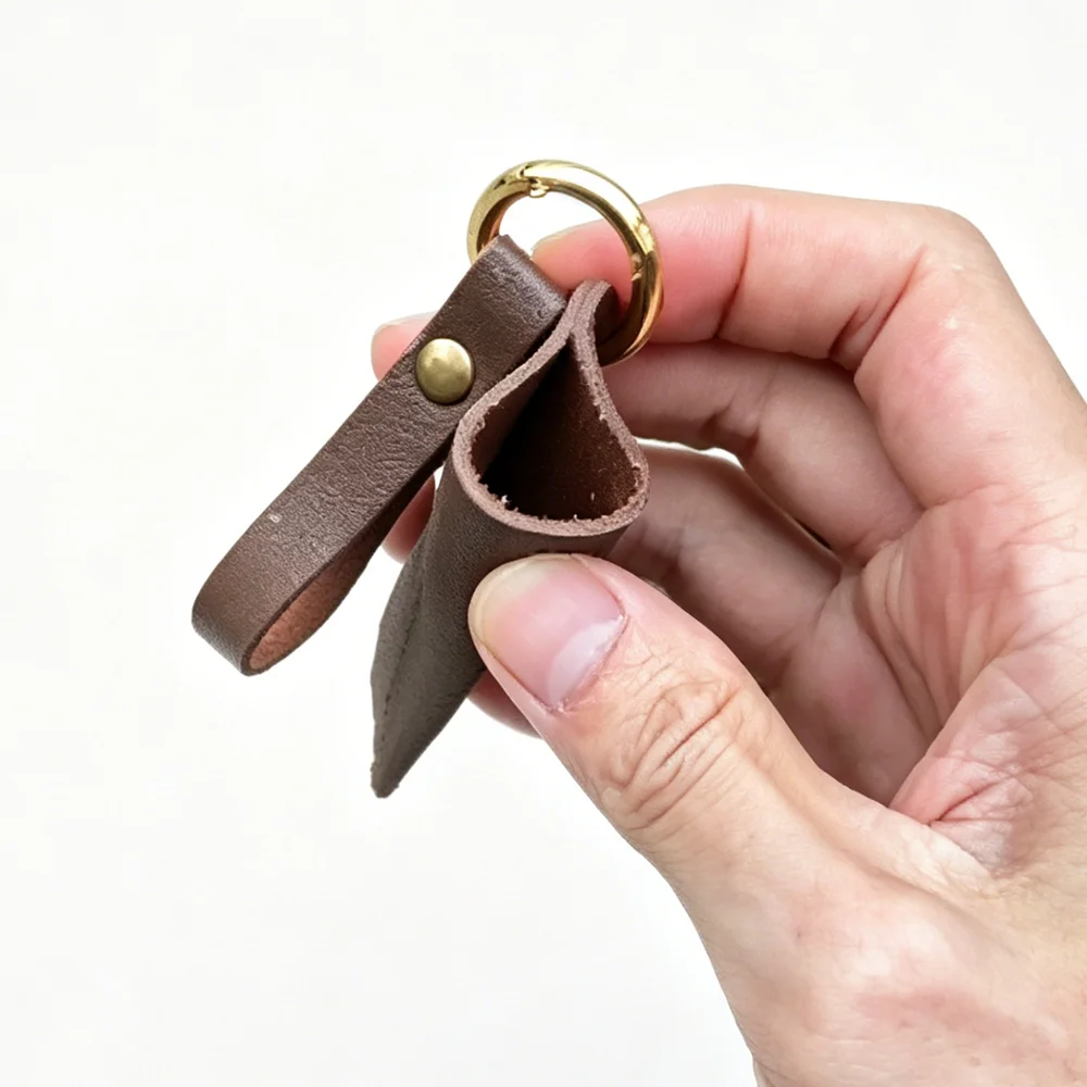 PU Faux Leather Knife Case Outdoor Camping Carrying Storage Household DIY Knife Accessories Tool Parts for Folding Knife