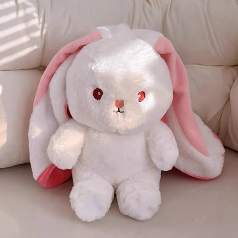 Two bags of Strawberry Rabbit Carrot Rabbit, strawberry transform rabbit fruit plush toy Carrot Pillow Rabbit Doll