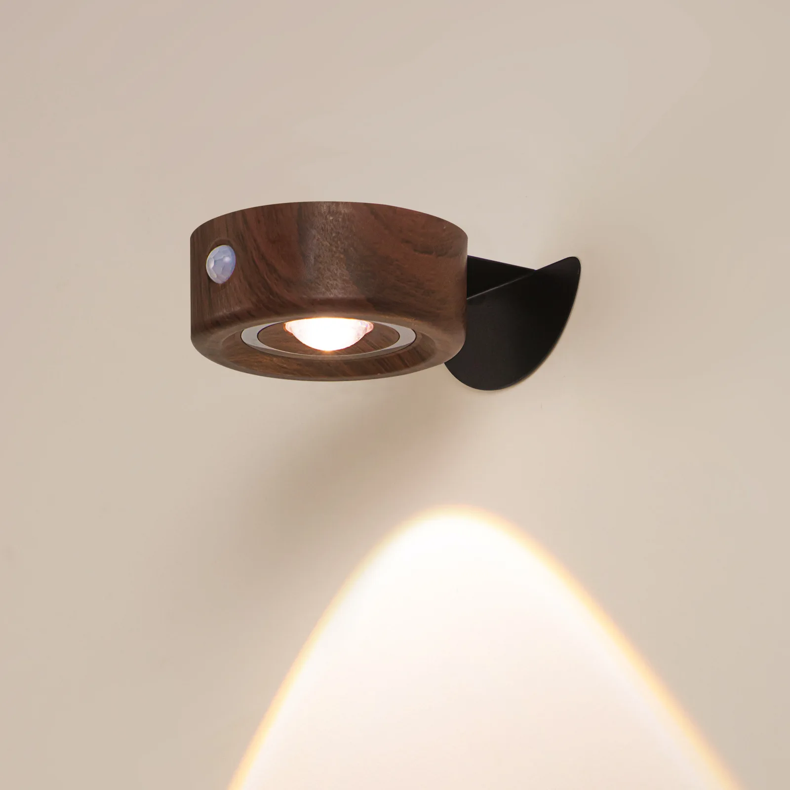 LED three-color changing light wall lamp, human body sensing, human body sensing charging wall lamp