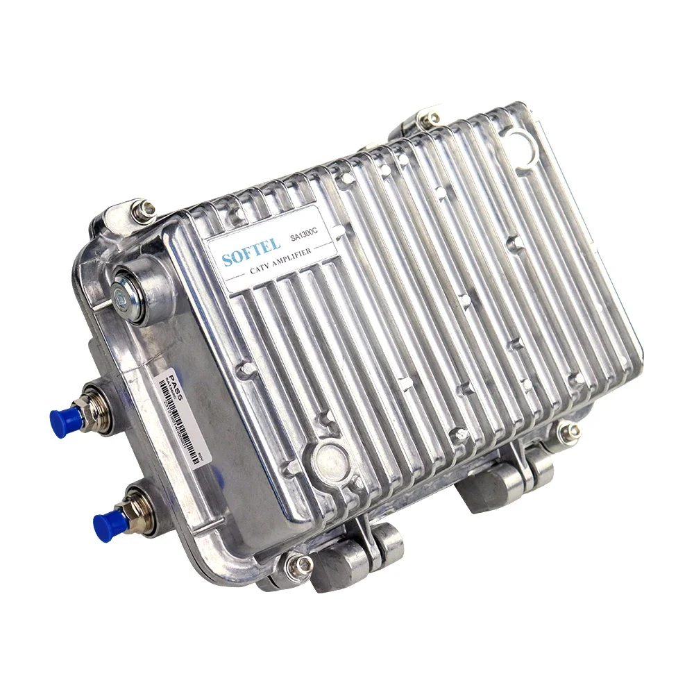 High Gain Outdoor 47-1003 MHz Bi-directional VHF CATV RF Booster Amplifier with Return Path