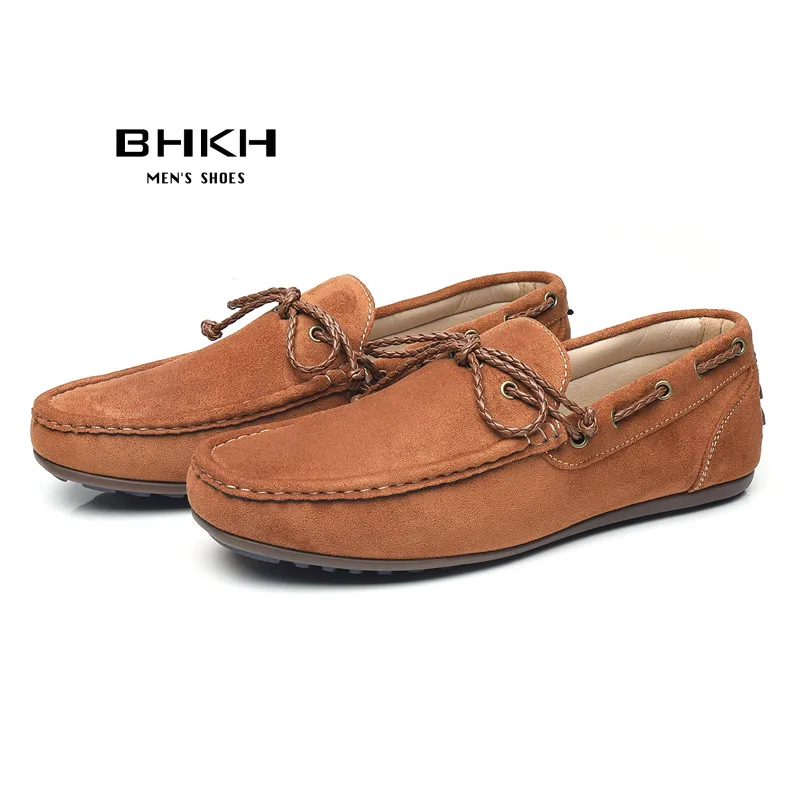 

BHKH 2024 Autumn Canvas Loafers Shoes Fashion Men Casual Shoes Comfy Smart casual shoes Work office Footwear Men Shoes