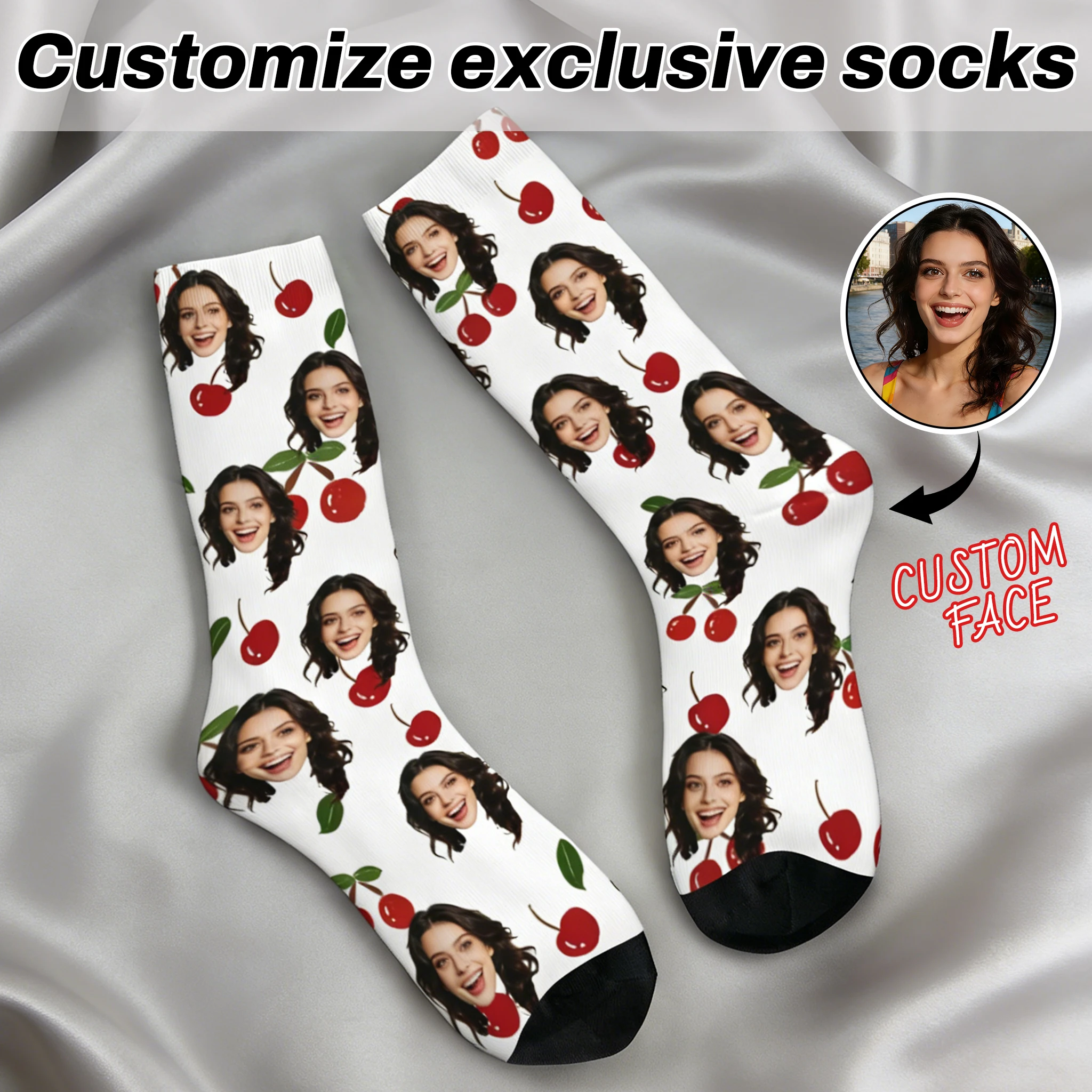 

Custom avatar socks for men and women custom photo socks personalized picture socks photo socks personalized gifts