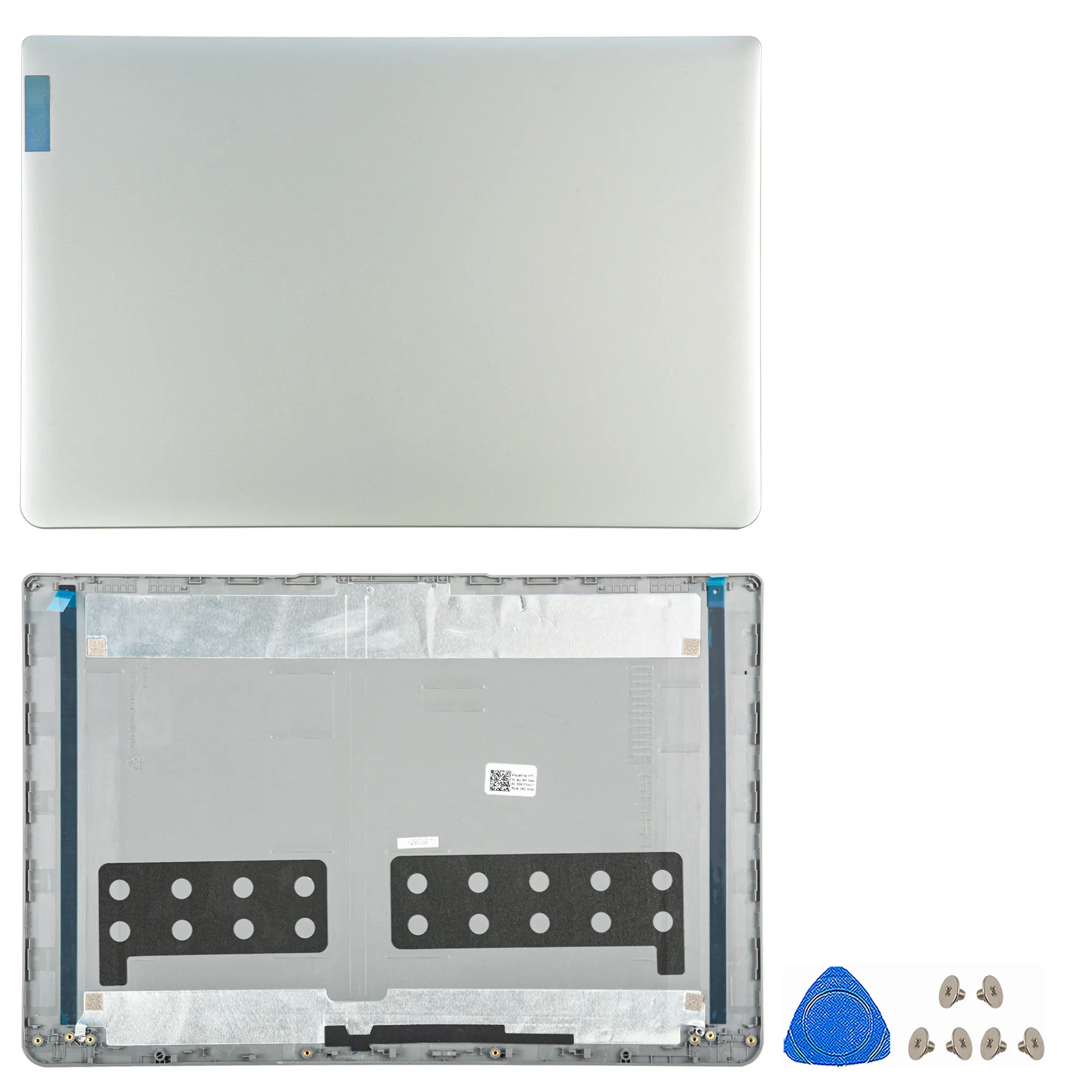 غطاء جديد لجهاز Lenovo IdeaPad 1 15ADA7 15AMN7 2022 للكمبيوتر المحمول LCD الغطاء الخلفي الإطار الأمامي مفصلات غطاء علوي ذهبي/فضي/أزرق اللون
