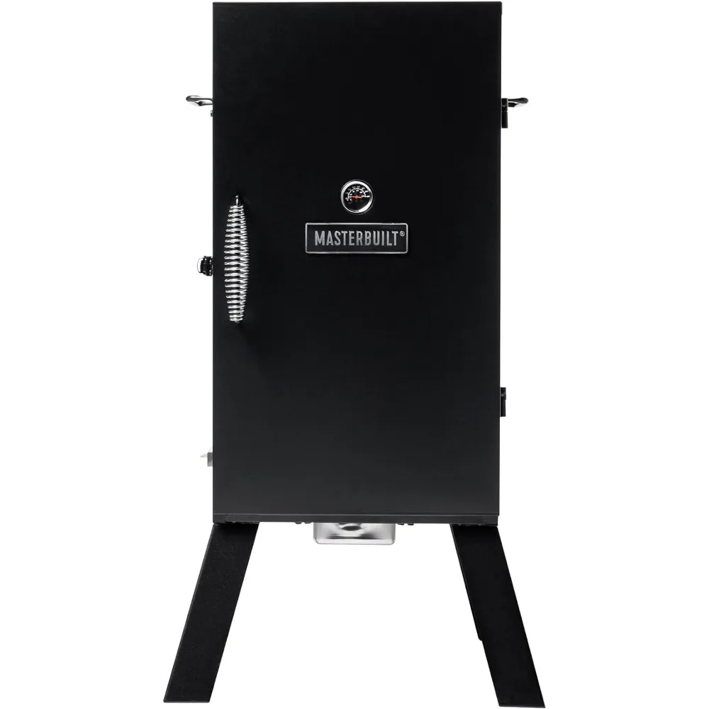 MB20070210 Analog Electric Smoker with 3 Smoking Racks, 30 inch, Black