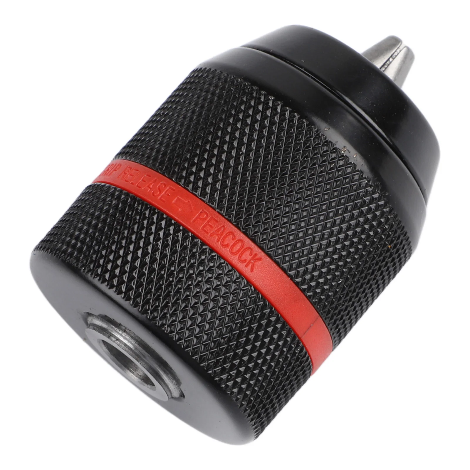 Keyless Chuck Metal Drill Chuck 55*40mm Size Black Red Color Clamping Range 0.8-10mm Ratchet Locking Drill Chuck