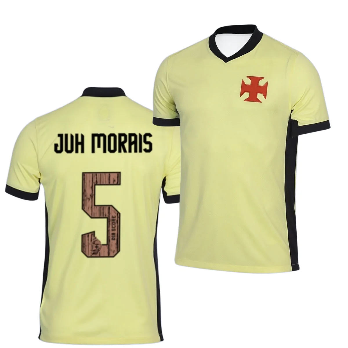 2026-2027 Saison Vasco Da Gama Brasilianisches Fußball-Fan-Trikot, Atmungsaktives Schnelltrocknendes Sport-Oberteil mit Kurzen Ärmeln im Familienstil – Detail 7