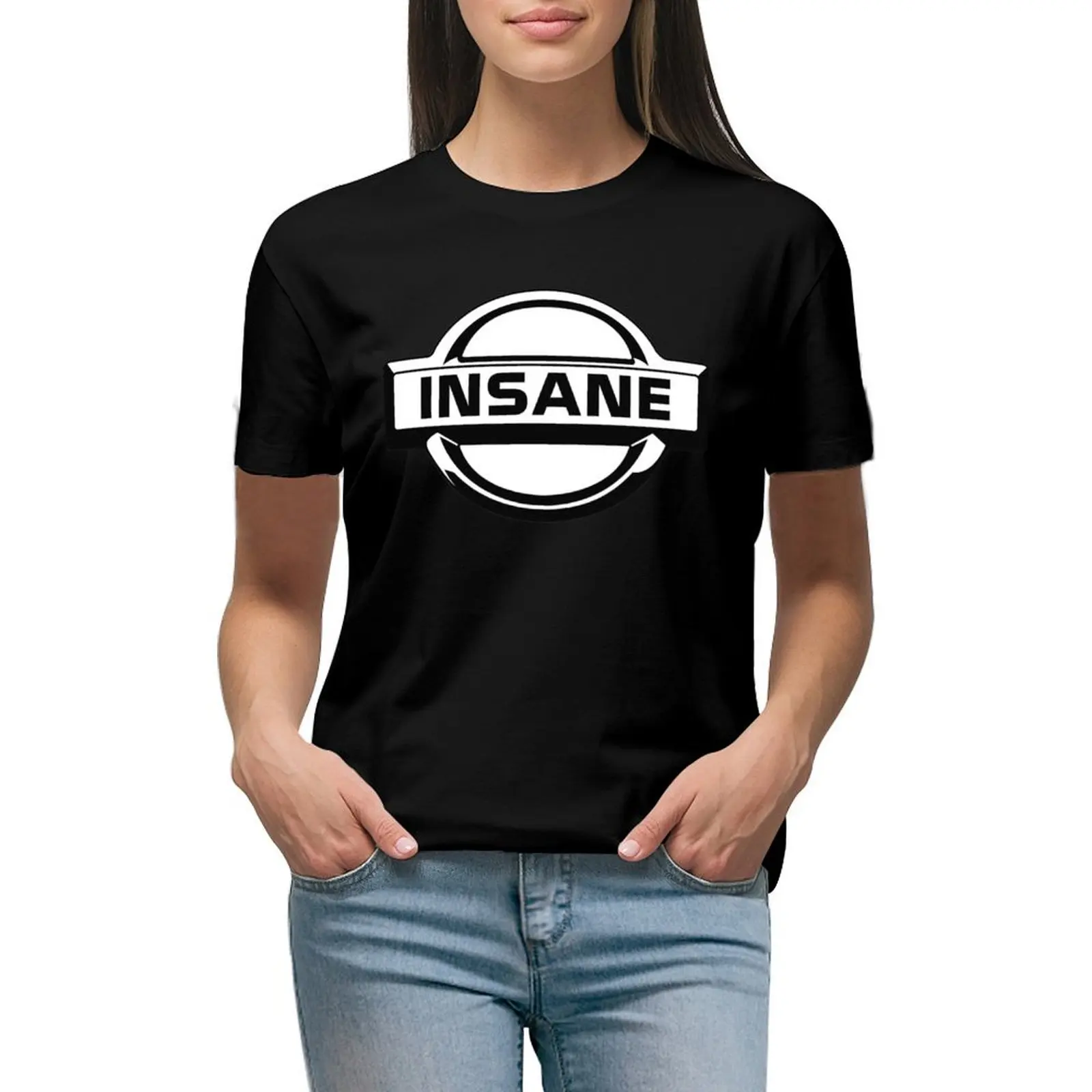 

Insane badge T-shirt summer tops oversized t-shirts for Women pack