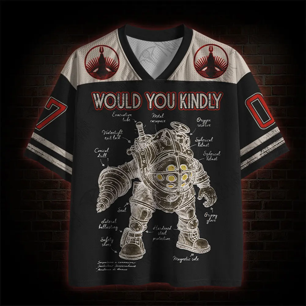 2026 New Movie Sports Fashion Adult and Children's Short Sleeve V-neck Street Eye Clothing Gothic Style Horror Fans Gift