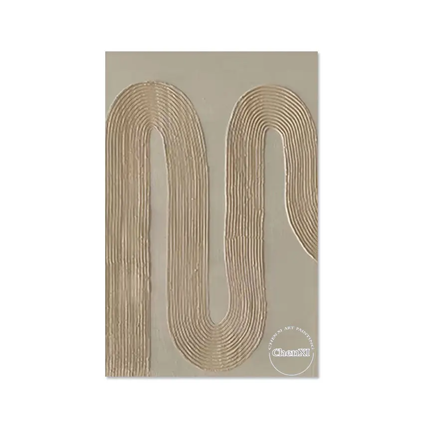 

Настенный декор для спальни, текстурные толстые линии, настенные подвески, картина маслом, ручная роспись, животное, картина из акрила, современное искусство