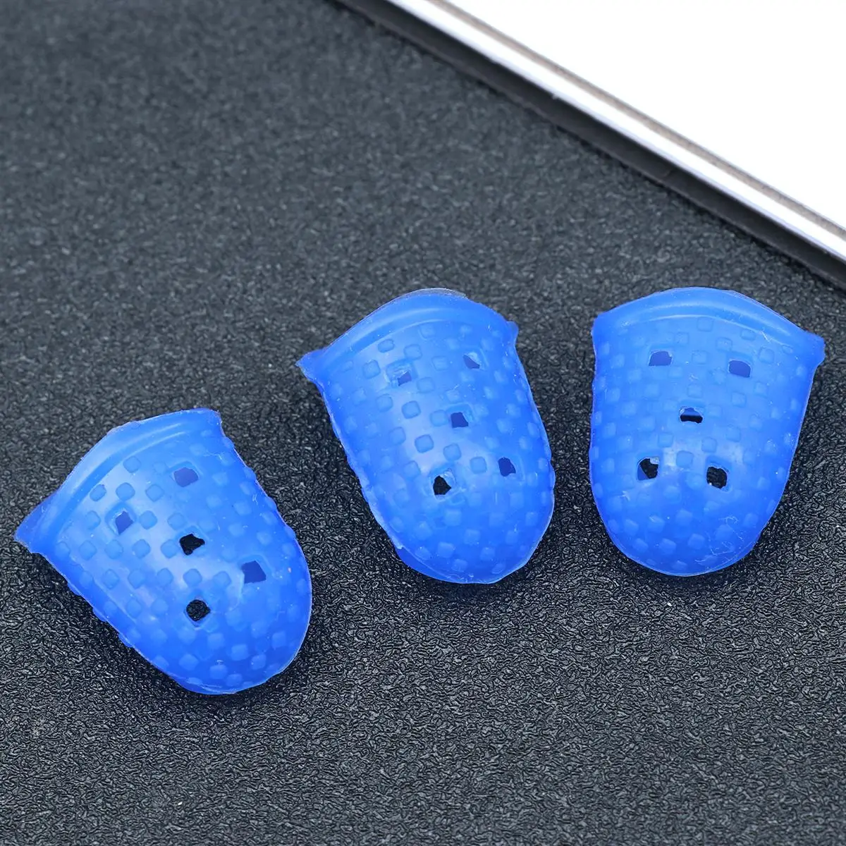 3 шт. силиконовая защита для пальцев гитары, защита для кончиков пальцев, ручки для детской кроватки, нескользящие наконечники, защита
