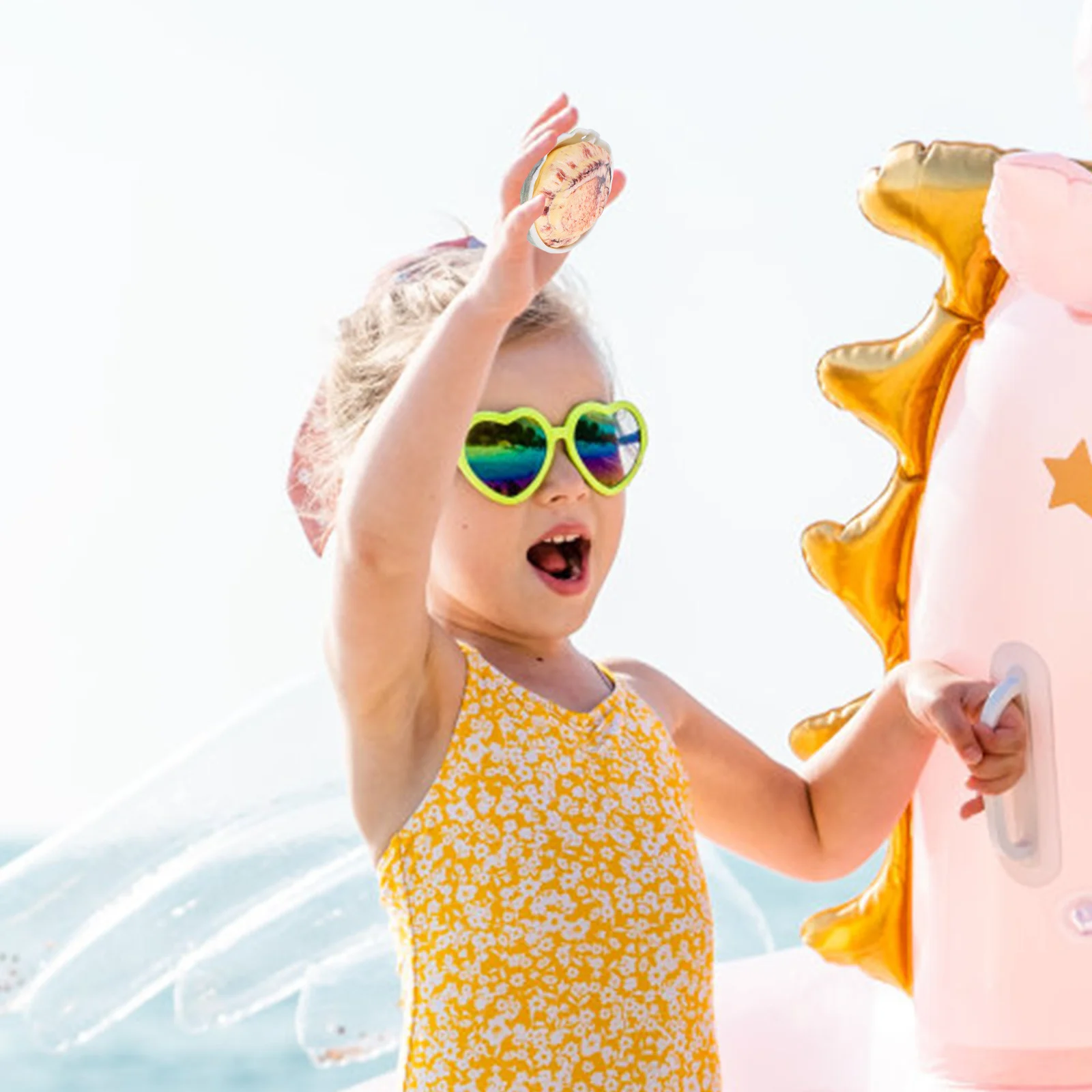 4 قطع من ألعاب حفلات أذن البحر عزر الماء تعزز التفاعل بين الوالدين والطفل، ألعاب حفلات حمام السباحة خفيفة الوزن متينة للأطفال #6