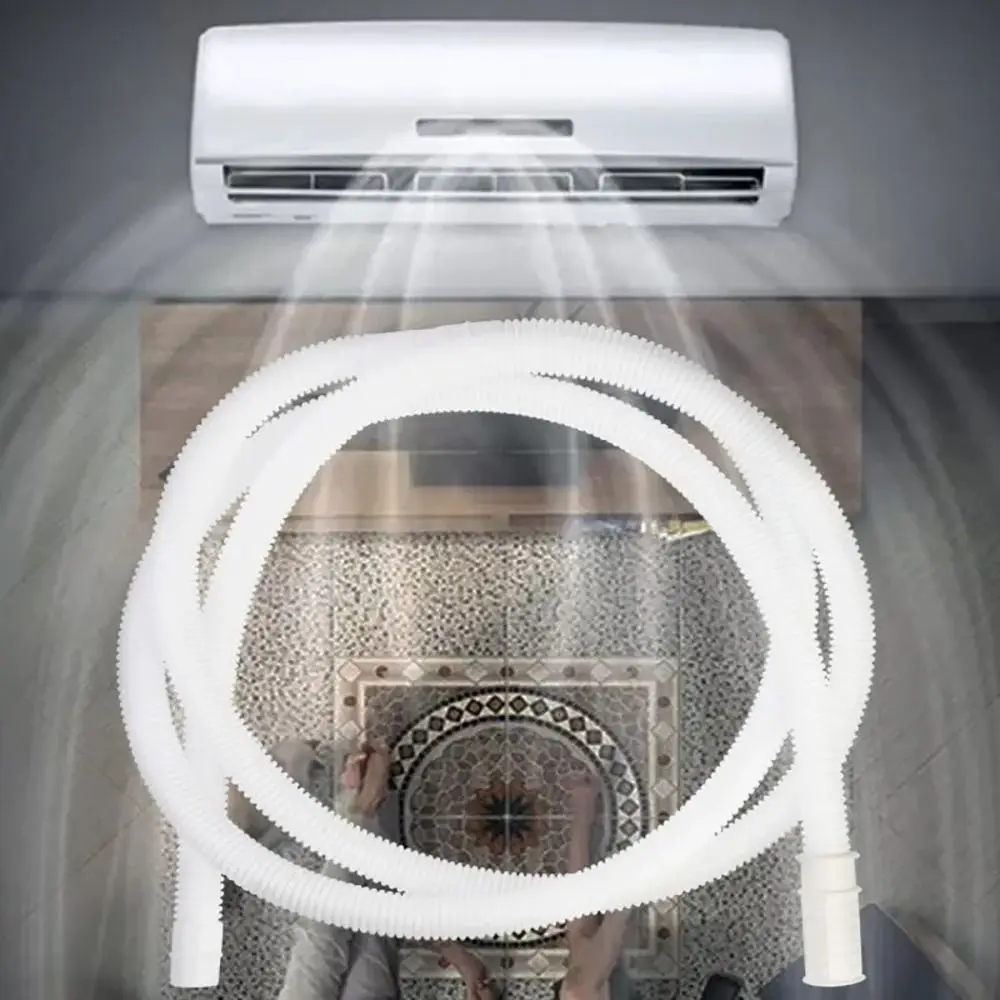 1 قطعة اكسسوارات صنبور استنزاف خرطوم الأنابيب مرنة 0.5/1/2/3 متر خرطوم أنبوب لينة منفذ مياه الصرف الصحي إكسبيل الأبيض PP السباكة