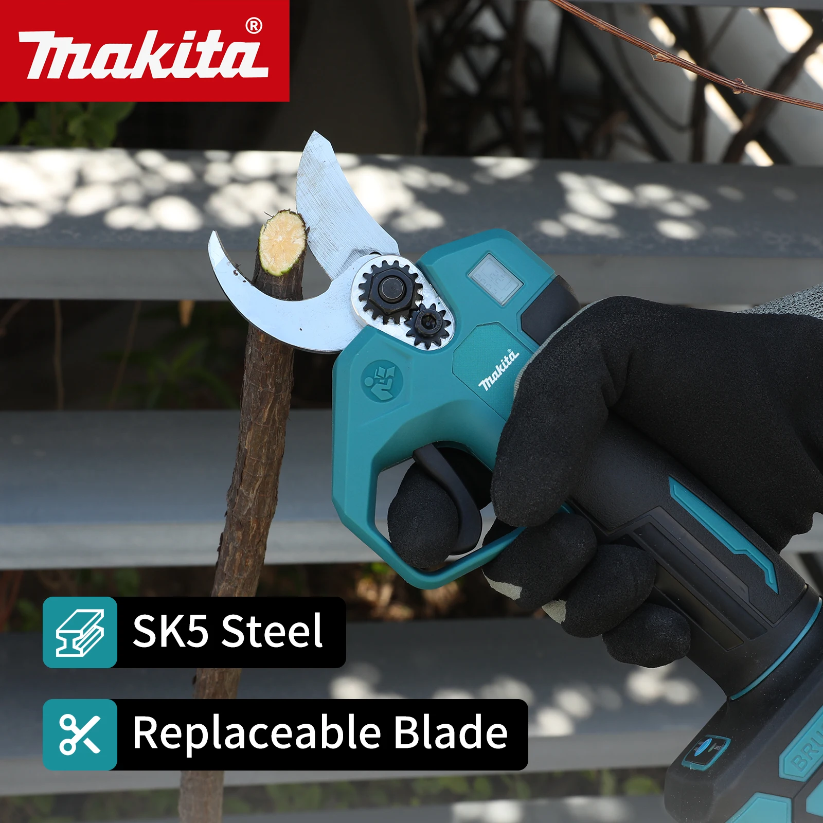 Makita 1500W Cordless Brushless Electric Pruning Shear Tree Bonsai Pruner Branches Cutter Power Tool For Makita 18V Battery image 4