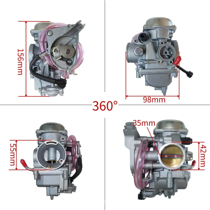

Motorcycle Carburetor 35mm For PD35J Prowler XT650 Arctic CAT 400 500 0470-504 ATV CVK36 0470-737 2008-2017 Dirt Pit Bike Carb