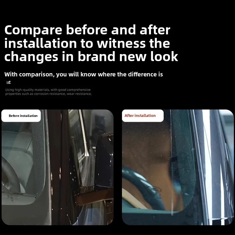 Eine Säule aus Gummi für Land Rover Defender L663, schalldichte Kantendichtungsstreifen, Windschutzscheiben-Dichtungsstreifen, bruchsicher, für Autos – Detail 6