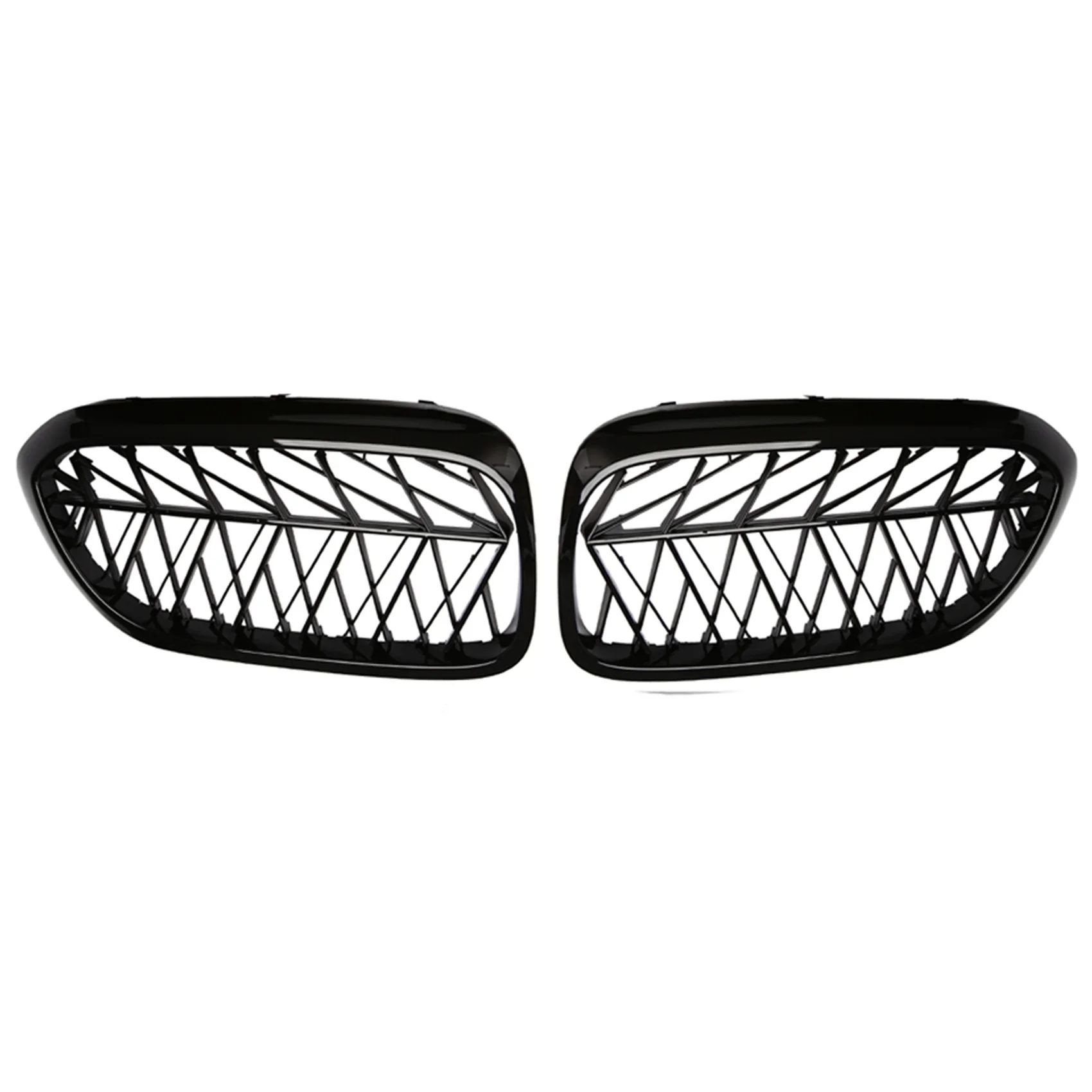 

Car Front Grille Kidney Grill Slat for BMW 5 Series G30 G31 G38 F90 M5 2018 2019 Gloss Black ABS