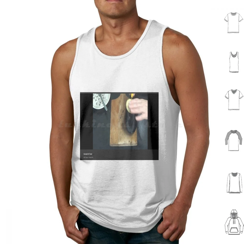 Avocado On Toast 2-Kay's Cooking Tank Tops Vest Sleeveless Kay Kays Cooking