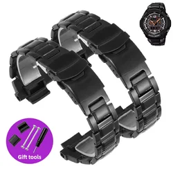 For Casio Strap G-SHOCK Series 5121 GW-3000/3500/2000 G-1000 Man's Black Stainless Steel Watch band Bracelet Watch Accessories