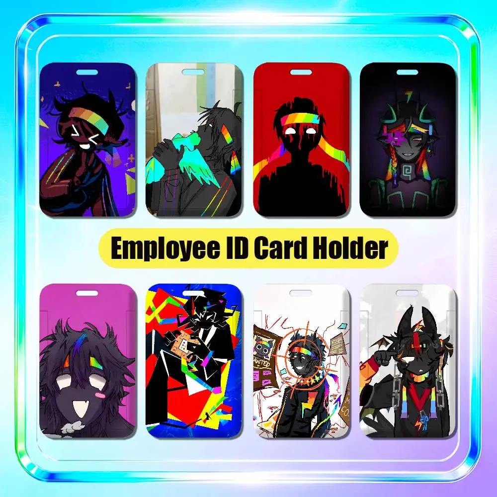 For Spokeishere Spoke Employee ID Card Holder Office Badge Student Work Bank Credit Holders Hard Case Shell