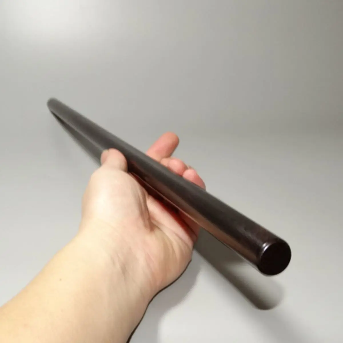 60cm Outdoor Portable EDC Solid Wood Tai Chi Short Stick Hardwood Car Emergency Self-defense Tool