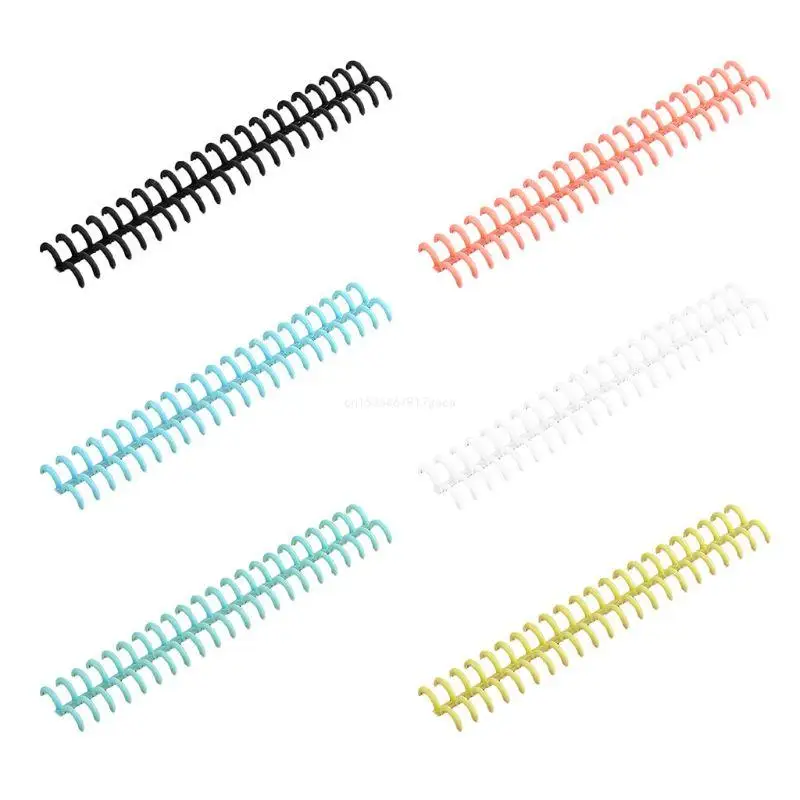 

10pcs Plastic Loose Leaf Link Circles Binder Ring for 30 Holes Notebook Dropship