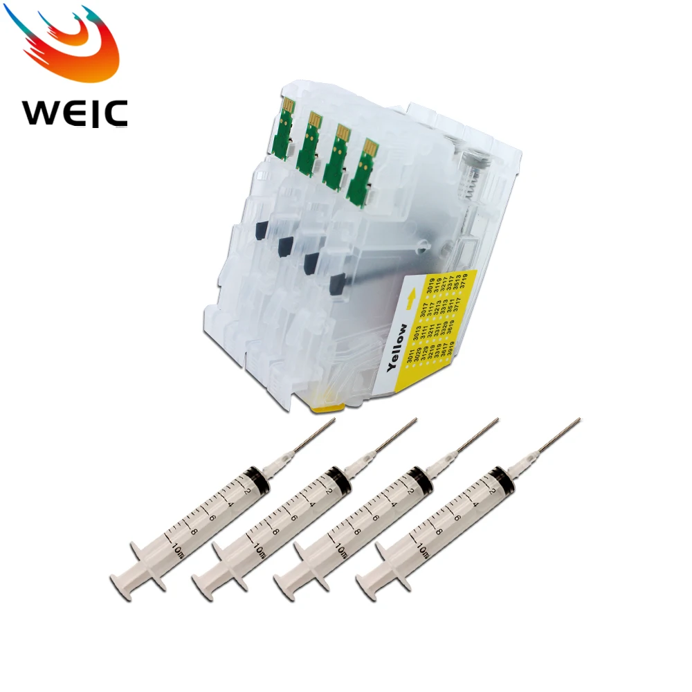 4 Cái/bộ LC3019 Mực Đổ Mực Cho Anh Trai MFC-J5330DW MFC-J6530DW MFC-J6730DW MFC-J6930DW J5330 J6530 J6730 J6930 Máy In