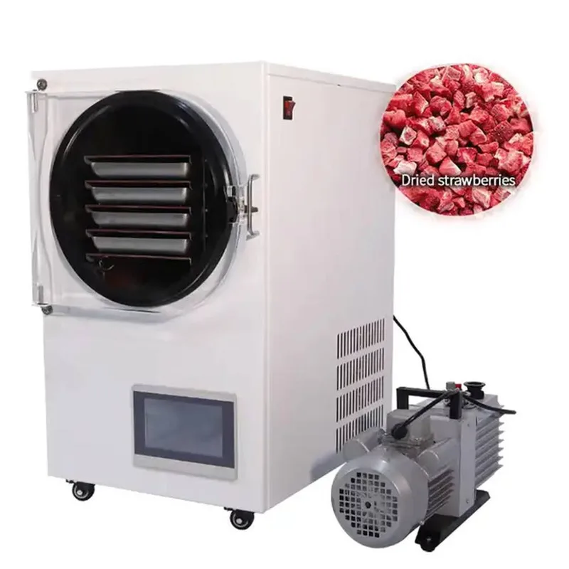 

Мини-бытовая сублимационная сушилка большой емкости, автоматическая вакуумная лиофилизация ПЛК для пищевых продуктов, овощей, фруктов, лабораторного использования