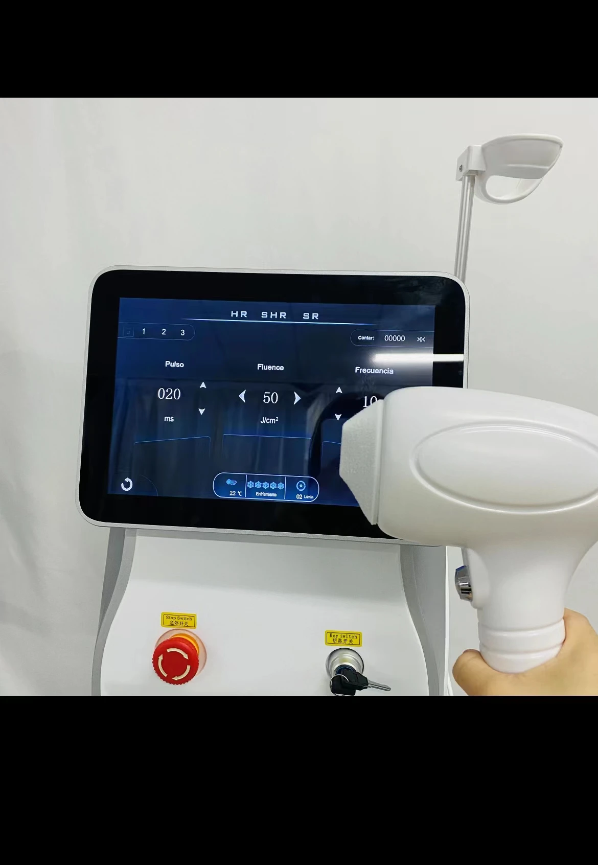 قضيب معلمة اسم المنتج نوفا تبريد الهواء إزالة الشعر بالليزر الدائم 3 الطول الموجي 755nm 808 نانومتر 1064nm ديود ليزر الشعر إعادة #4