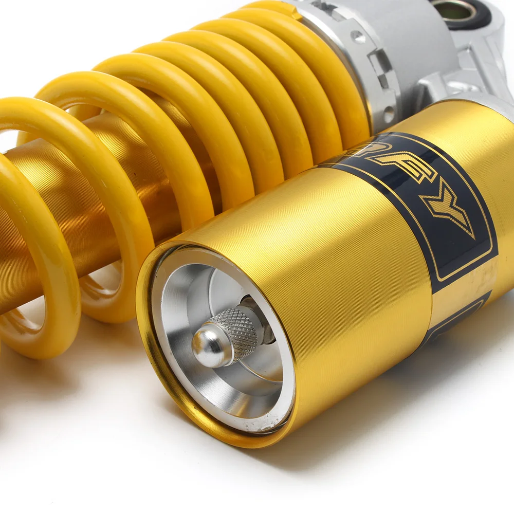 280mm 320mm 380mm Motorcycle Motorcross Dirt BIke Air Shock Absorber Rear Suspension ATV Quad Scooter Gas Cylinder Spring Yellow