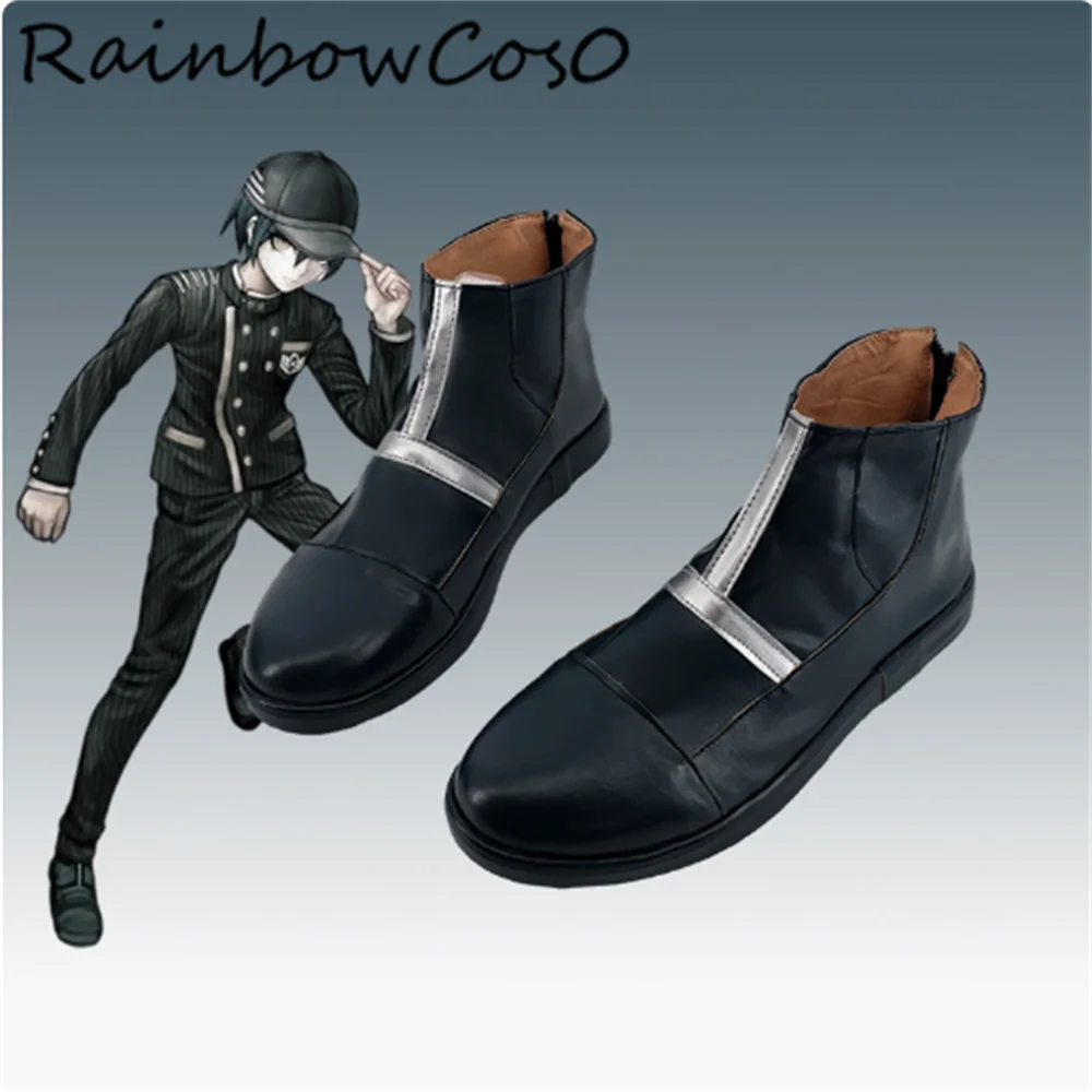 Saihara Shuichi Danganronpa V3: Killing Harmony Buty Cosplay Gra Anime Impreza Halloween RainbowCos0 W4833