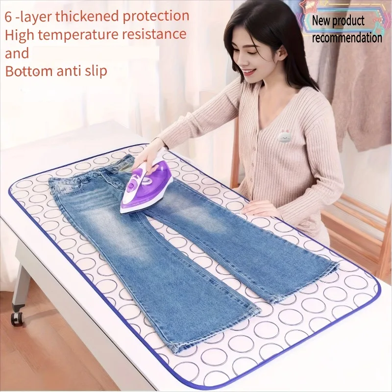 Foldable High-temperature Durable Ironing Pad Waterproof Portable Suitable for Travel Easy To Store Household Merchandises