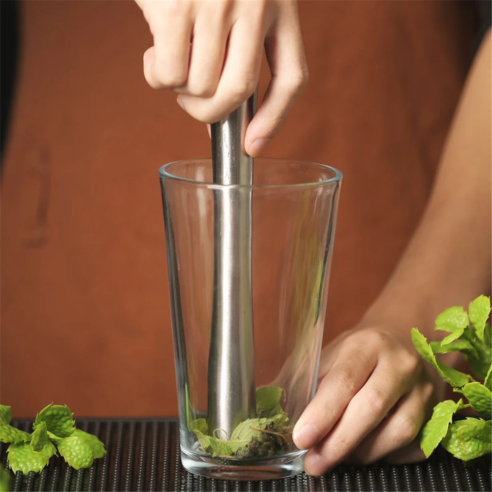 

22.5cm Bar Cocktail Muddler Mojito Hedgehog Head Stainless Steel Bar Mixer Cocktail DIY Drink Bar Kitchen Tools Bar Accessories