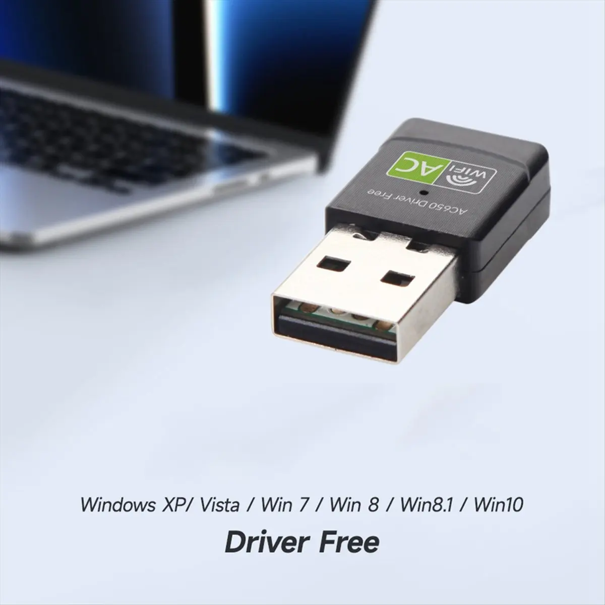 650M Driver-Free Dual-Band USB Wireless Card 2.4G/5G Desktop/Laptop WiFi Transmitter Receiver USB WiFi Network Card