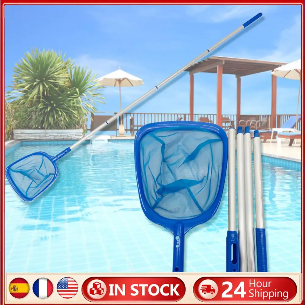 

Скиммерная сетка для бассейна, телескопическая сетка для чистки бассейна, съемная, легкая, многофункциональная, аксессуары для рыболовных инструментов