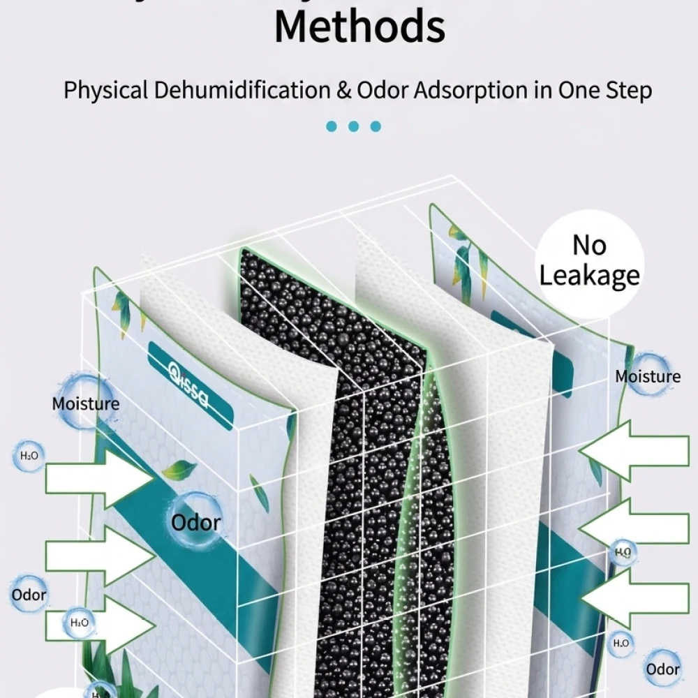 Dehumidifier Bags Moisture Absorber Desiccant For Indoor Wardrobe Closet Home Anti Mildew Air Freshening Treatment