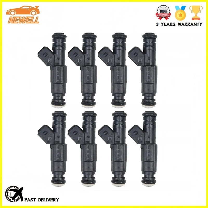 8PCS 550cc EV1 0280155884 17119596 Fuel Injectors For Ford BMW VW Audi 1.8T Turbo 2.3L E85 BMW 3 5 7 Series Jeep GMC