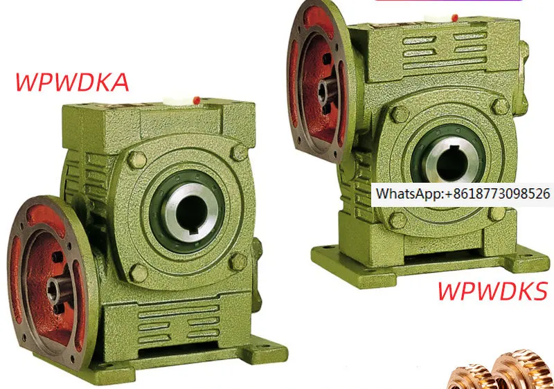 

WPWDKA vertical worm gear reducer WPWDKS cast iron through-hole small turbine reducer WPWDKA/WPWDKS-60 type