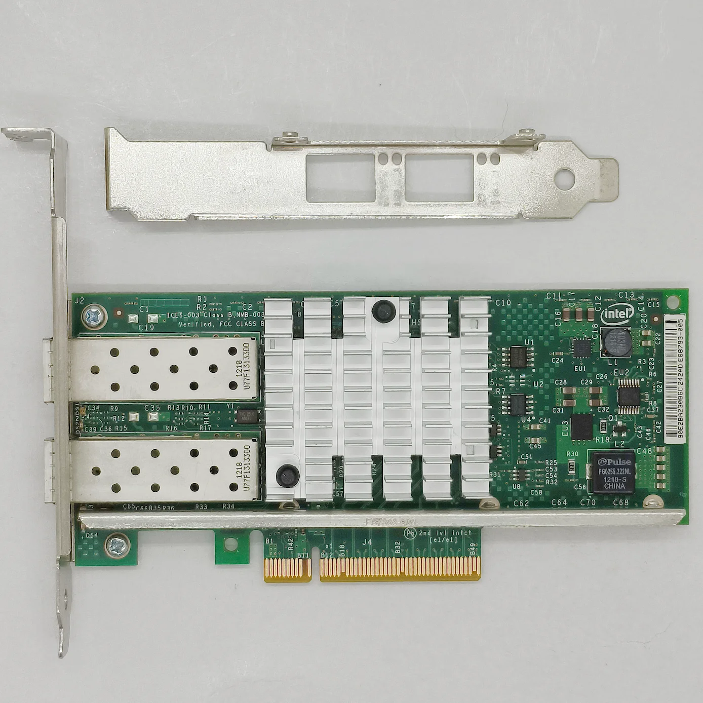 X520-DA2 X520-SR2 0XYT17 Dual Port 10GbE SFP+ NIC Intel 82599ES PCIe Network Card for Proxmox ESXi NAS Homelab